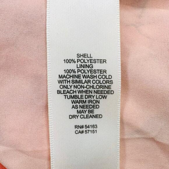 Eliza J Womens Blush Pink Romantic Floral Cascading Ruffle High-Low Hem Dress 2 - Picture 15 of 16